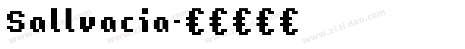 Sallvacia字体转换