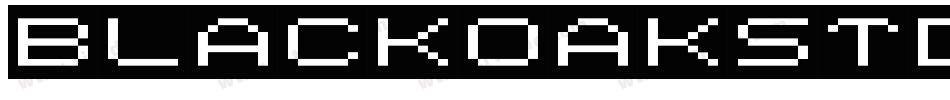 BlackoakStd_0字体转换