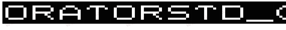 OratorStd_0字体转换