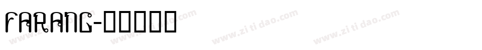 FARANG字体转换