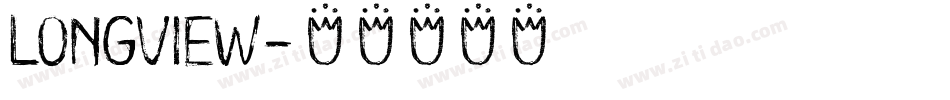 Longview字体转换