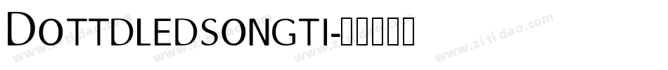 Dottdledsongti字体转换