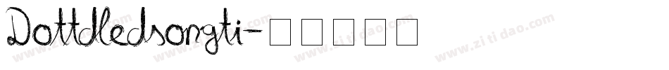 Dottdledsongti字体转换