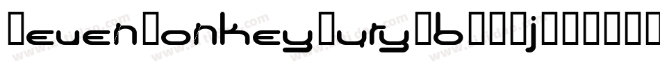 SevenMonkeyFuryBb-Y1j字体转换