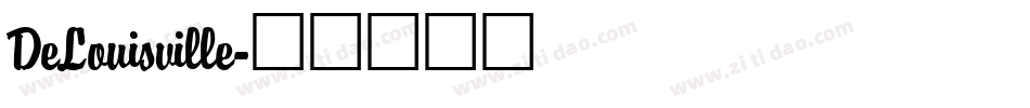 DeLouisville字体转换