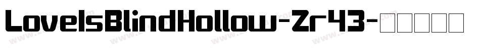 LoveIsBlindHollow-Zr43字体转换
