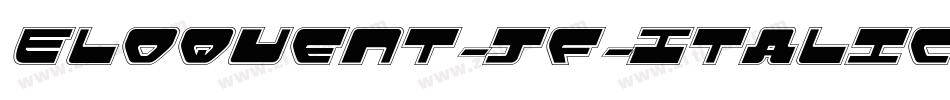 Eloquent-JF-Italic-Pro字体转换