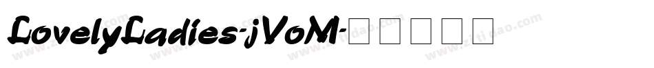 LovelyLadies-jVoM字体转换