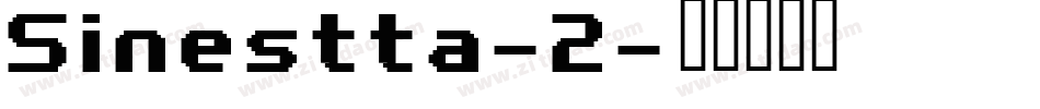 Sinestta-2字体转换