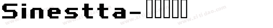 Sinestta字体转换