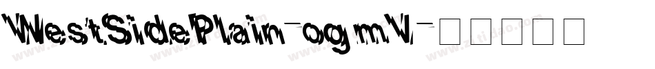 WestSidePlain-ogmV字体转换