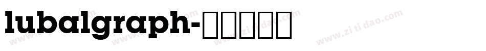 lubalgraph字体转换