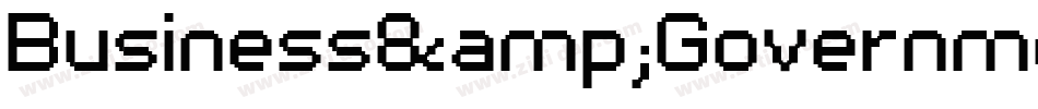 Business&Government字体转换