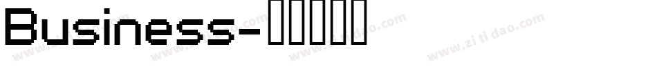 Business字体转换