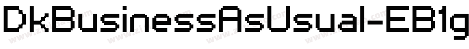 DkBusinessAsUsual-EB1g字体转换
