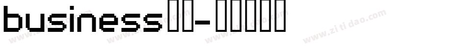 business字体字体转换