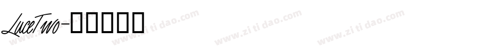 LuceTwo字体转换