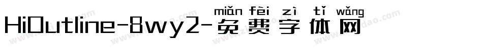 HiOutline-8wy2字体转换