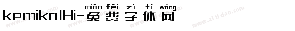 kemikalHi字体转换