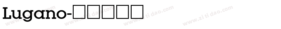Lugano字体转换
