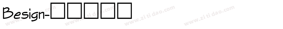 Besign字体转换
