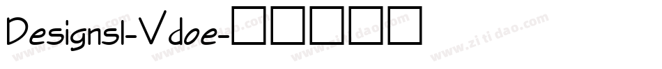 Designs1-Vdoe字体转换