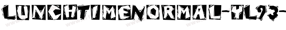 LunchTimeNormal-yL93字体转换