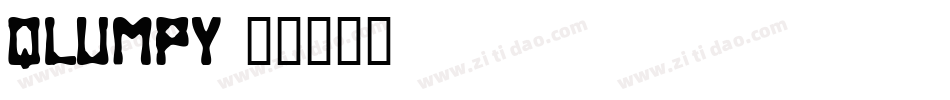 qlumpy字体转换