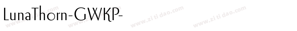 LunaThorn-GWKP字体转换
