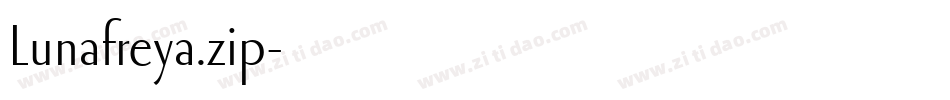 Lunafreya.zip字体转换