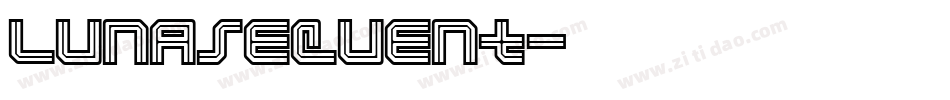 Lunasequent字体转换