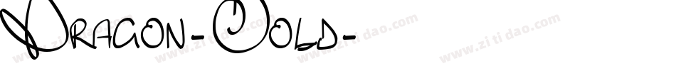 Dragon-Bold字体转换