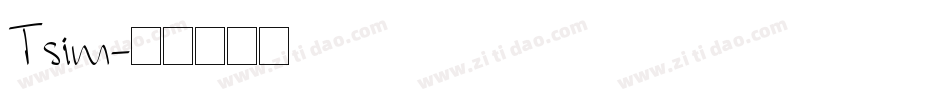 Tsim字体转换