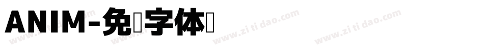 ANIM字体转换