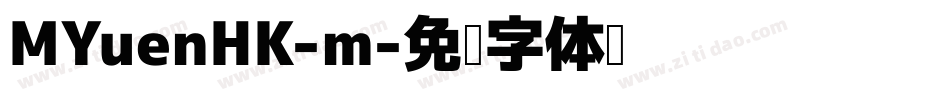 MYuenHK-m字体转换