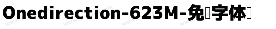 Onedirection-623M字体转换