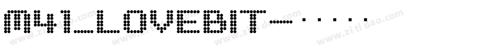 M41_LOVEBIT字体转换