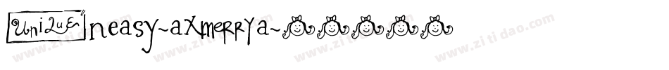 Uneasy-axMa字体转换