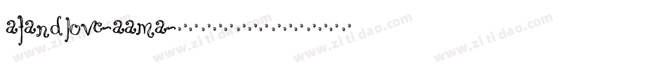 ATAndLove-aaMa字体转换
