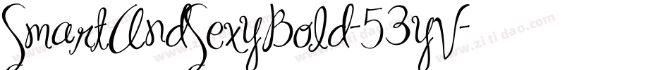 SmartAndSexyBold-53yV字体转换