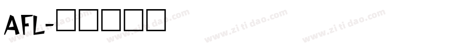 AFL字体转换