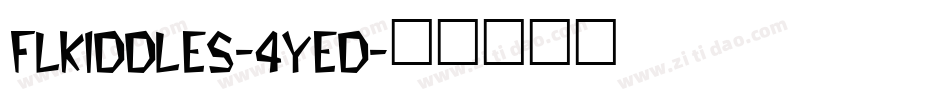 FlKiddles-4yED字体转换