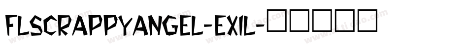 FlScrappyAngel-EX1l字体转换