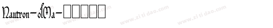 Nautron-olMa字体转换