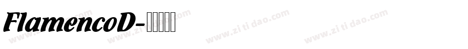 FlamencoD字体转换