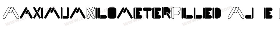 MaximumKilometerFilled-Mj3e字体转换