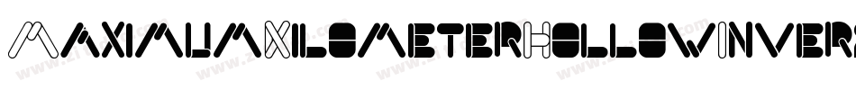 MaximumKilometerHollowInvers-w4gz字体转换