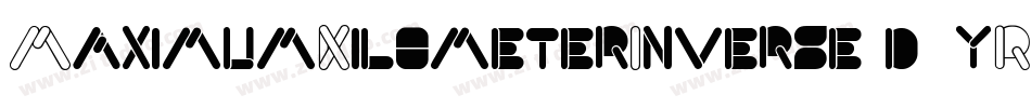 MaximumKilometerInverse-d1yR字体转换