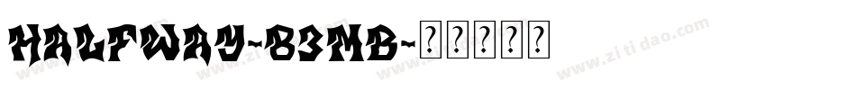 Halfway-83mB字体转换