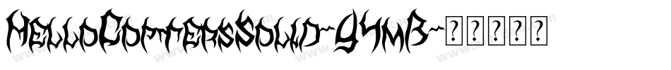 HelloCoptersSolid-94mB字体转换